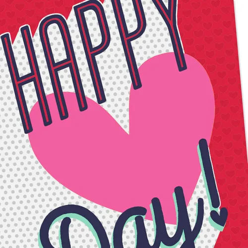 Vista 2 de Hallmark Tarjetas de San Valentín para la escuela de los niños, sé feliz (8 aulas de San Valentín con sobres)
