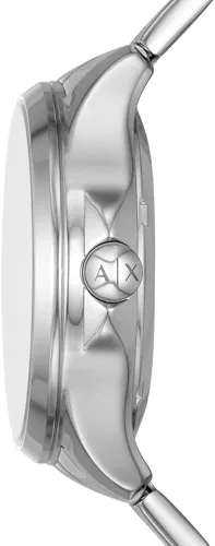 Vista 2 de Armani Exchange - Reloj de vestir de acero inoxidable con tres manos para mujer, Silver Auto, Reloj automático