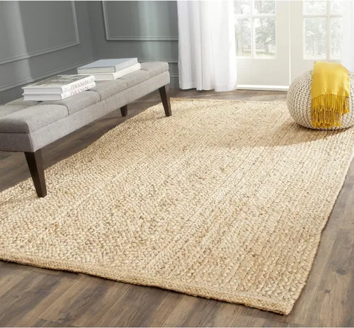 Vista 4 de SAFAVIEH Natural Fiber Collection - Alfombra de pasillo de 2 pies 6 pulgadas x 6 pies, natural, yute hecho a mano, ideal para zonas de alto tráfico