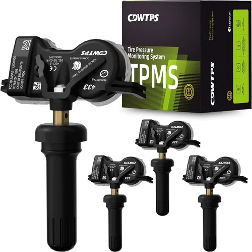 Vista 10 de CDWTPS Sistema de monitoreo de presión de neumáticos TPMS Sensor 68252493AB 433HMz Fit Dodge Jeep (1 paquete)