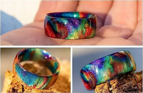 Vista 5 de Yealise - Anillo hecho a mano para mujer, diseño de estrella de cielo de siete