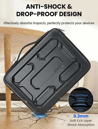 Vista 3 de DOMISO Funda para portátil AA51, Negro, 14 pulg.