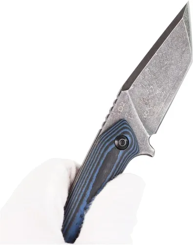 Vista 6 de MASALONG kni211 - Cuchillo recto táctico de hoja fija para acampar al aire libre, mango cómodo de acero D2 (negro)