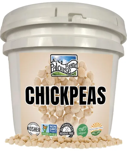 Vista 15 de Palouse Brand Garbanzos certificados sin residuos de glifosato Frijoles de Garbanzo 1 libra Cultivado familiar en el estado de Washington