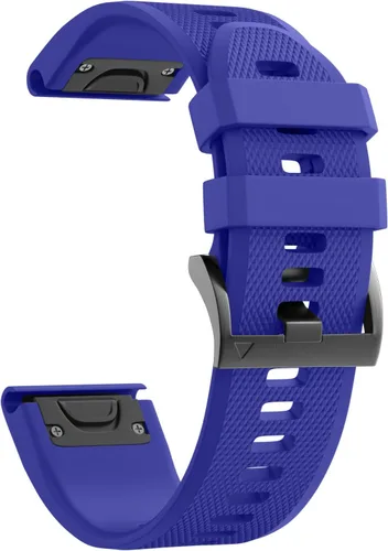 Vista 10 de NotoCity - Correa compatible para reloj Fenix 5X, de 26 mm de ancho, correa de silicona suave para Fenix 8 Pizarra