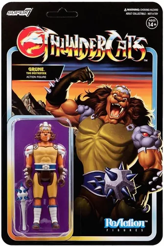 Vista 17 de Super7 Thundercats Grune Figura de Reacción de 3.75 pulgadas