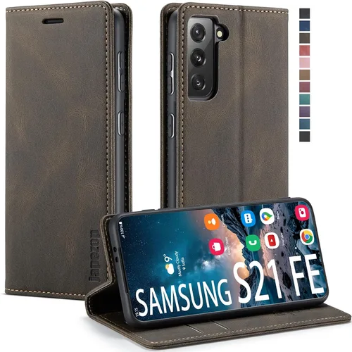 Vista 11 de Funda tipo cartera para Samsung Galaxy S21 5G con bloqueo RFID, color negro