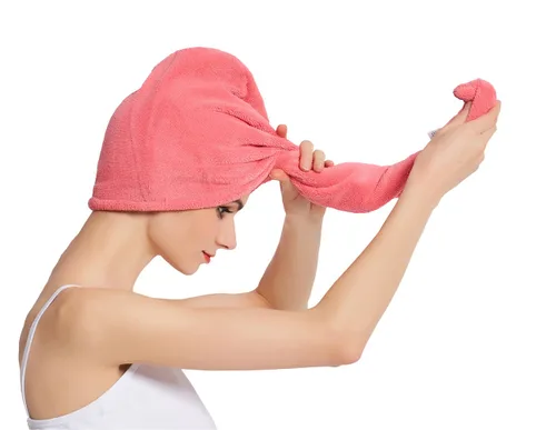 Vista 5 de HOPESHINE Toalla de ducha suave para mujer, turbante, toalla de secado para la cabeza, gran regalo para mujeres