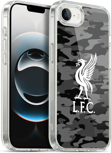 Vista 9 de Head Case Designs Funda de gel con licencia oficial del Liverpool Football Club Away Colourways Crest Camou [protección de grado militar] compatible