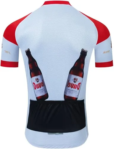 Vista 2 de Hombres Ciclismo Jersey Poliéster Negro Ciclismo Ropa Bike Jersey Manga Corta Camisetas