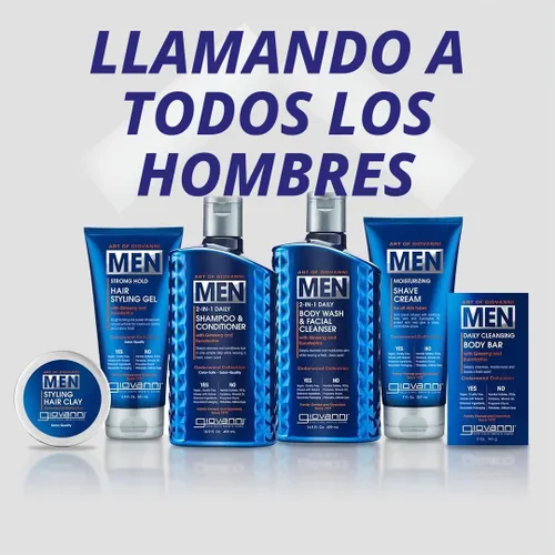 Vista 4 de GIOVANNI Pasta para peinar el cabello de arcilla de cedro para hombres, apta para veganos, 2.75 onzas