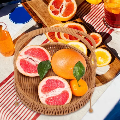 Vista 8 de Kichvoe Cesta de frutas para el hogar, bandeja para servir postres, portátil, soporte para cupcakes para el hogar, panadería, tienda elegante
