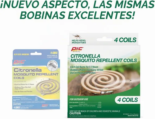 Vista 2 de PIC CIT-COIL-4 Repelente de mosquitos Bobinas de citronela, multi