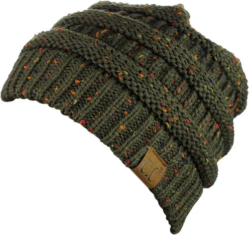 Vista 486 de C.C Trendy Warm Chunky Soft Stretch Cable Knit Beanie