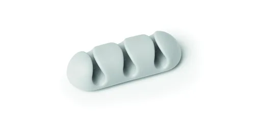 Vista 10 de Durable Cavoline - Clips para cables de gestión de cables, paquete de 6 clips autoadhesivos de grafito para 1 cable, perfectos para una gestión