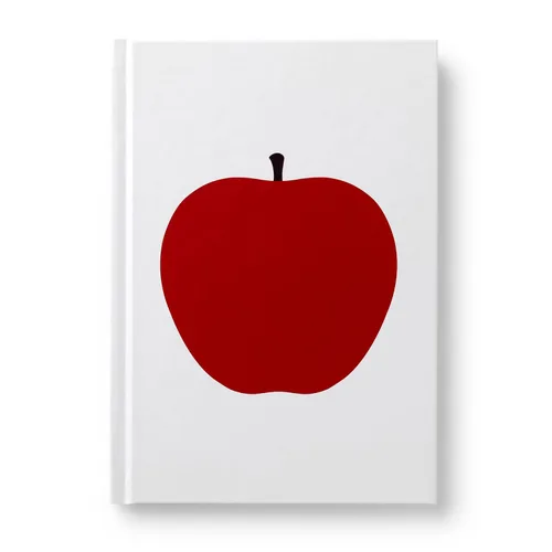 Vista 3 de PdiPigna - Cuaderno a rayas A5 tapa dura ENZO MARI DANESE One, La Manzana