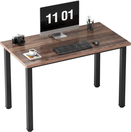 Vista 33 de Need Escritorio pequeño para computadora, mesa de escritura resistente de 31.5 pulgadas, estrecho, negro