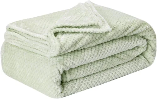 Vista 76 de Manta difusa o manta mullida para bebé, suave y cálida y acogedora manta de lana de coral para niños pequeños, bebés o recién nacidos, para cuna
