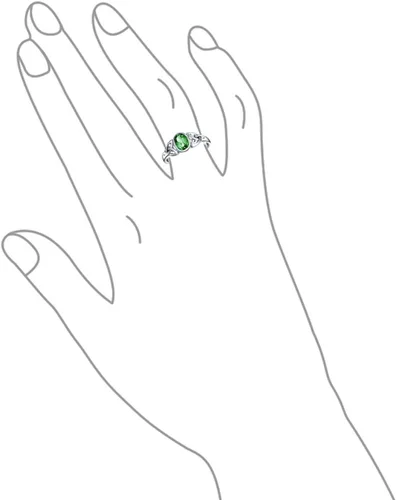Vista 3 de Bling Jewelry Genuine Gemstone CZ BFF Sorority Sister Promise Friendship Celtic Triquetra Infinity Love Knot Ring For Women Teen.925 Sterling Silver