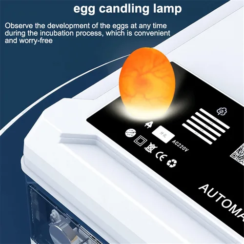 Vista 5 de Fully Automatic Farm Incubator,Poultry Hatcher Automatic Turner Incubator,Intelligent Control Temperature,for Hatching Eggs Farm Breeding Hatching