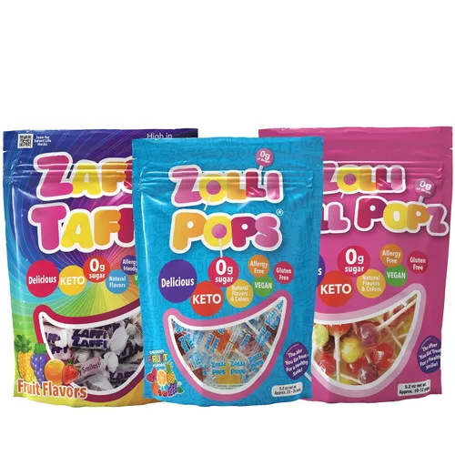 Vista 13 de Zolli Ball Popz Clean Teeth - Caramelos sin azúcar, sin colorantes, aptos para dieta keto y diabéticos, golosinas aprobadas por dentistas para niños