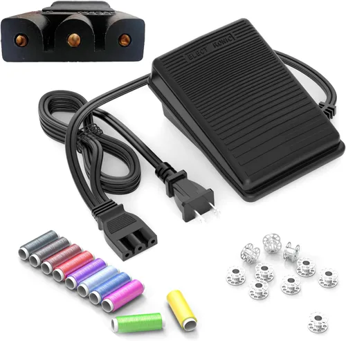 Vista 7 de Controlador de pedal para máquina de coser Brother Babaylock FC-322 XC8816-021, garantizado para adaptarse a Brother CS6000i CS7000i CS5055prw