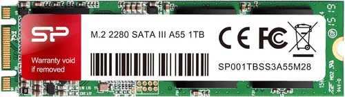 Vista 6 de Silicon Power 128GB A55 M.2 SSD (caché SLC para aumento de velocidad) SATA III unidad de estado sólido interna 2280 (SU128GBSS3A55M28AB)