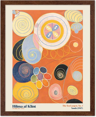 Vista 9 de Poster Master Póster de ilustración vintage, impresión retro moderna, los diez más grandes n.º 1, infancia, flor, abstracto, regalo para artista