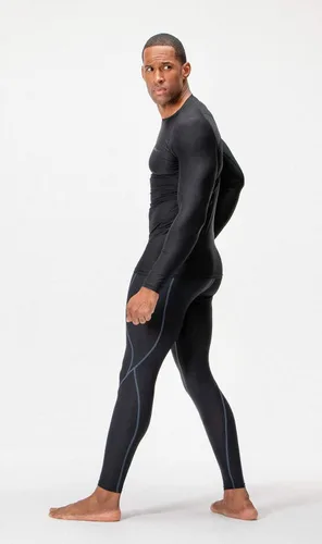 Vista 3 de DEVOPS 3 Pack Men's UPF 50+ Long Sleeve Compression Shirts, Water Sports Rash Guard Base Layer, Athletic Workout Shirt