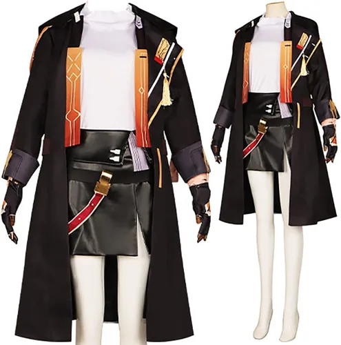 Vista 2 de Smehei Honkai Star Rail Cosplay Honkai Trailblazer Cosplay Traje Uniforme Completo para Mujer Halloween