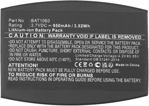 Vista 2 de Reemplazo de batería BAT1060 de 950 mAh compatible con auriculares de intercomunicación inalámbricos Drive-Thru 3M C1060 y XT-1