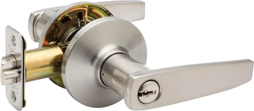 Vista 8 de Copper Creek DL1230SS - Palanca de puerta Daley con función de privacidad, acabado satinado inoxidable