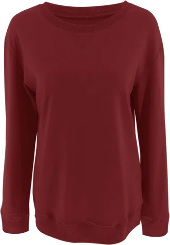 Vista 7 de Orchidays Sudaderas casuales con cuello redondo para mujer, de manga larga, lindas túnicas, holgadas