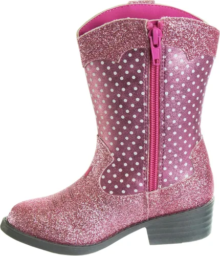 Vista 3 de Disney Minnie Mouse Cowgirl Western Botas (niño pequeño)