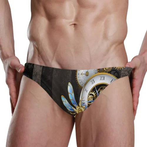 Vista 2 de CHINEIN Calzoncillos de natación de cintura baja para hombre