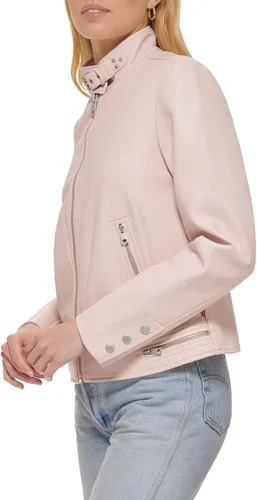 Vista 3 de Levi's Women's Faux Leather Motocross Racer Jacket (Standard and Plus)