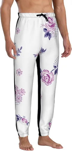 Vista 3 de Men Stone Wall Sweatpants Joggers Sweatpants Baggy Jogger Pants with Pocket for Men