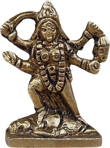 Vista 18 de Craftsofindia® Panchmukhi Hanuman - Estatua pequeña de latón, decoración divina, escultura hindú hecha a mano de 2.5 pulgadas para el altar