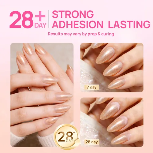 Vista 4 de Krofaue Gel de pegamento de uñas UV, 2 x 0.71 oz de pegamento de uñas de 00-2 piezas de pegamento de uñas sólido 2