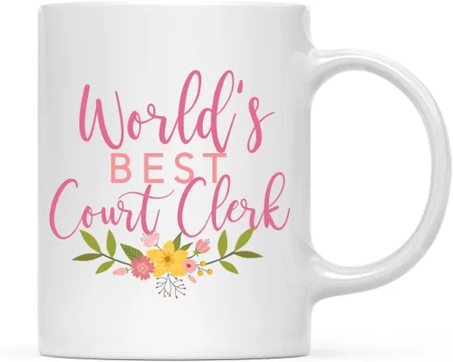 Vista 16 de Andaz Press Taza de café de 11 oz, regalo de broma de la mejor abbuela del mundo, diseño floral, paquete de 1
