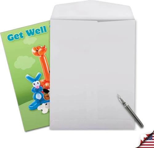 Vista 6 de The Best Card Company - Tarjeta de recuperación jumbo (8.5 x 11 pulgadas) - Felicitación Big Feel Better Soon - Balloon Babies J7045LGWG-US