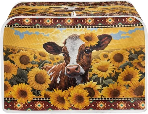 Vista 10 de Fundas para tostadoras, resistentes a las manchas, ligeras, a prueba de polvo, compatibles con la mayoría de las tostadoras de 2 rebanadas