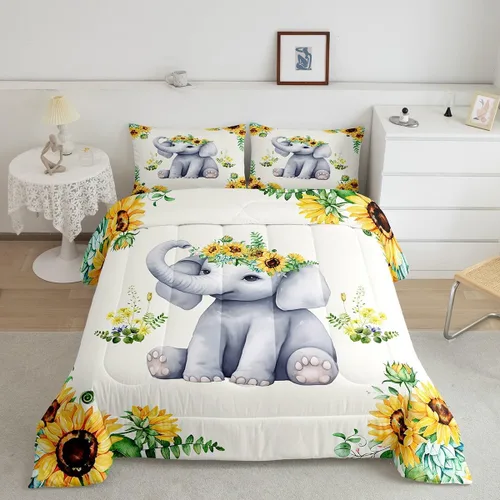 Vista 46 de Juego de edredón con siluetas de oso para niños, tamaño individual, decoración de Navidad para niños y niñas, adultos, edredón de plumón de pinos