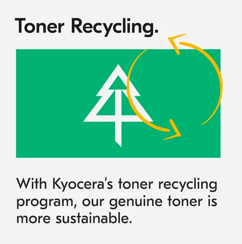 Vista 5 de KYOCERA TK-5232C Cartucho de tóner cian para impresoras láser modelo P5021cdw y M5521cdw (1T02R9CUSV)