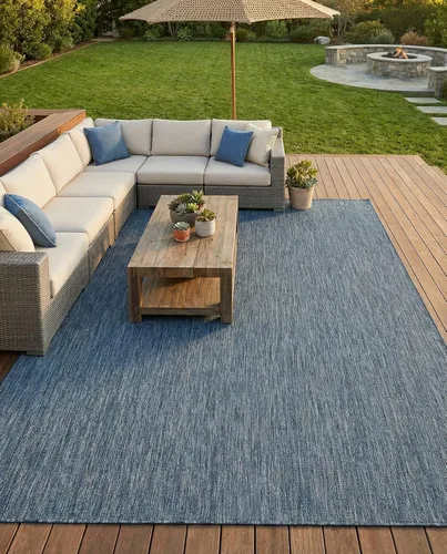 Vista 93 de Rugs.com Outdoor Solid Collection - Alfombra de pelo plano beige de 2 x 3 pulgadas, perfecta para entradas, cocinas, rincones de desayuno, piezas