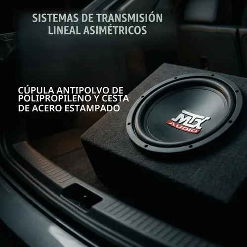 Vista 4 de MTX TN10-04 Subwoofer individual 4-OHM de 10 pulgadas 150 vatios RMS negro