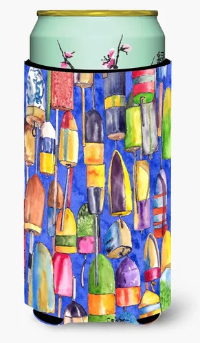 Vista 45 de Caroline's Treasures 8658CC - Funda plegable para bebidas o botellas, contenedor plegable con aislamiento para latas o botellas, multicolor Shells
