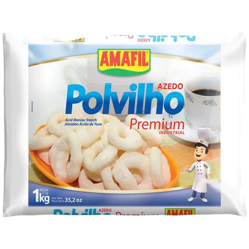 Vista 2 de Amafil Almidón de mandioca agria premium Polvilho Azedo Premium, 35.2 onzas (paquete de 2)