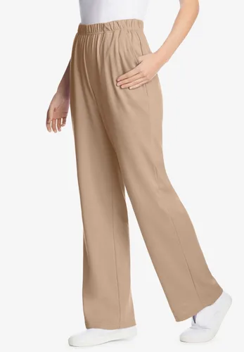 Vista 4 de Woman Within - Pantalón de punto de pierna ancha, talla grande