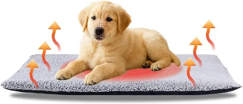 Vista 12 de AIO Cama térmica para gatos, cama autocalentable para mascotas, almohadilla térmica avanzada extra cálida para mascotas al aire libre con funda